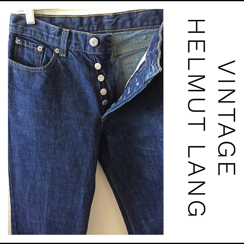 TTR: 11.9.19 Vintage Helmut Lang Classic Raw Denim - Picture 1 of 8